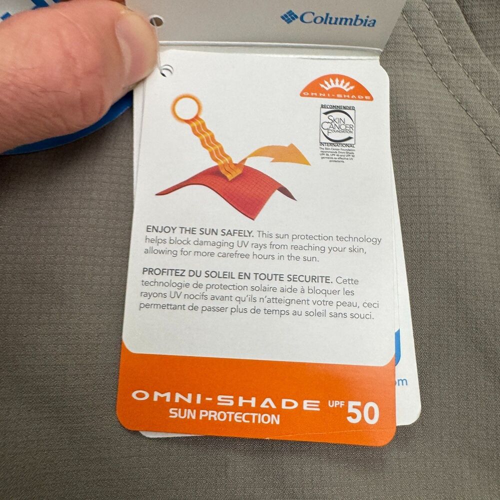 Columbia Battle Ridge Flex Omni-Shade UPF 50 Cargo Shorts Mens 40 Gray Outdoor - Picture 6 of 16